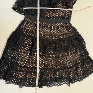 Self-Portrait One Shoulder Mini Dress